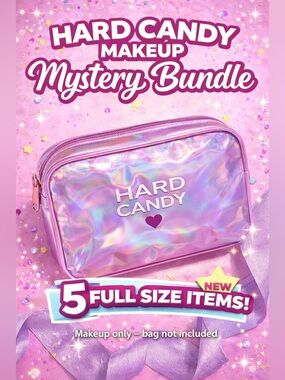 Hard Candy Makeup Bundle 5 Items New Mystery Set Lip Eye Nail Mix